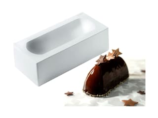 Moule à bûche silicone - Gianduia - 25 x 8 cm - Silikomart