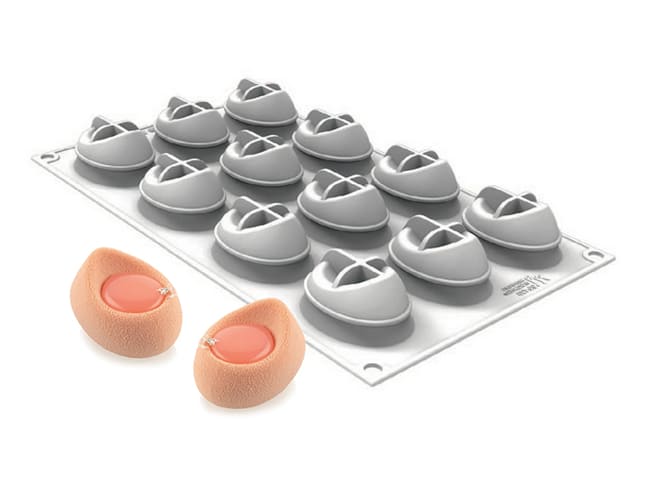 Moule silicone - 12 Nebula - 30 x 17,5 cm - Silikomart