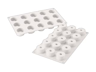 Moule silicone - 15 sushis rolls - 30 x 17,5 cm - Silikomart