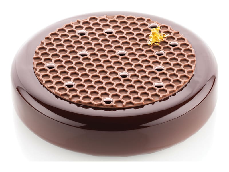 Moule Silicone Nid D'abeille 3D - Pour Bonbons, Chocolat, Pâte à Sucre - Sans BPA