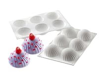 3 Pièces Moule Silicone Demi Sphère, 5 Trous Semicircle Moule Surdimensionnée Taille En Silicone