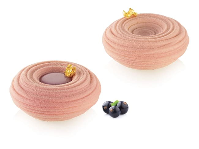 Moule silicone - 6 entremets Sara - 30 x 17,5 cm - Silikomart