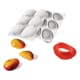 Moule silicone - 6 mangues - 30 x 17,5 cm - Silikomart