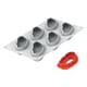 Moule silicone - 6 pistaches - 30 x 17,5 cm - Silikomart
