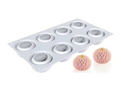 YOKO DESIGN 1450 Kit à Tartelette/Mini Entremets Silicone Violet 30 X