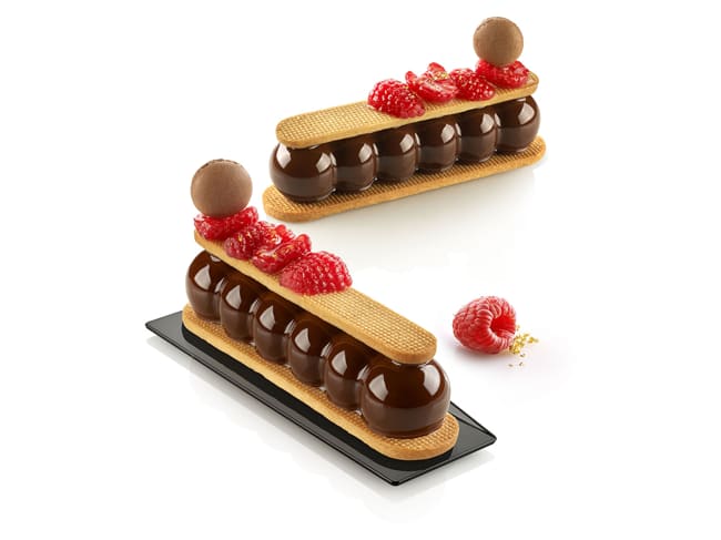 Moule silicone - 8 truffle éclairs - 30 x 17,5 cm - Silikomart