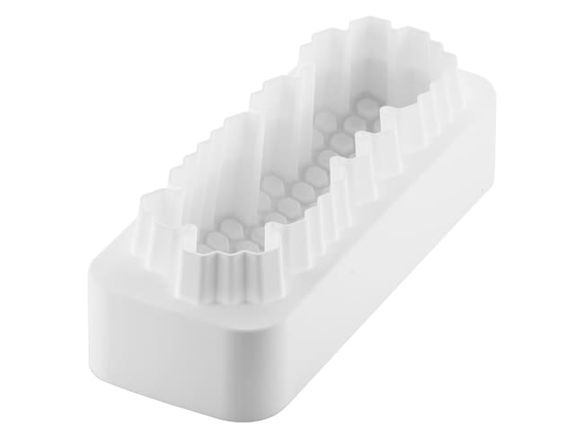 Lot De 2 Moules à Gâteau En Silicone Nid D'abeille 3D – Pour Chocolat, Sucre, Argile Polymère