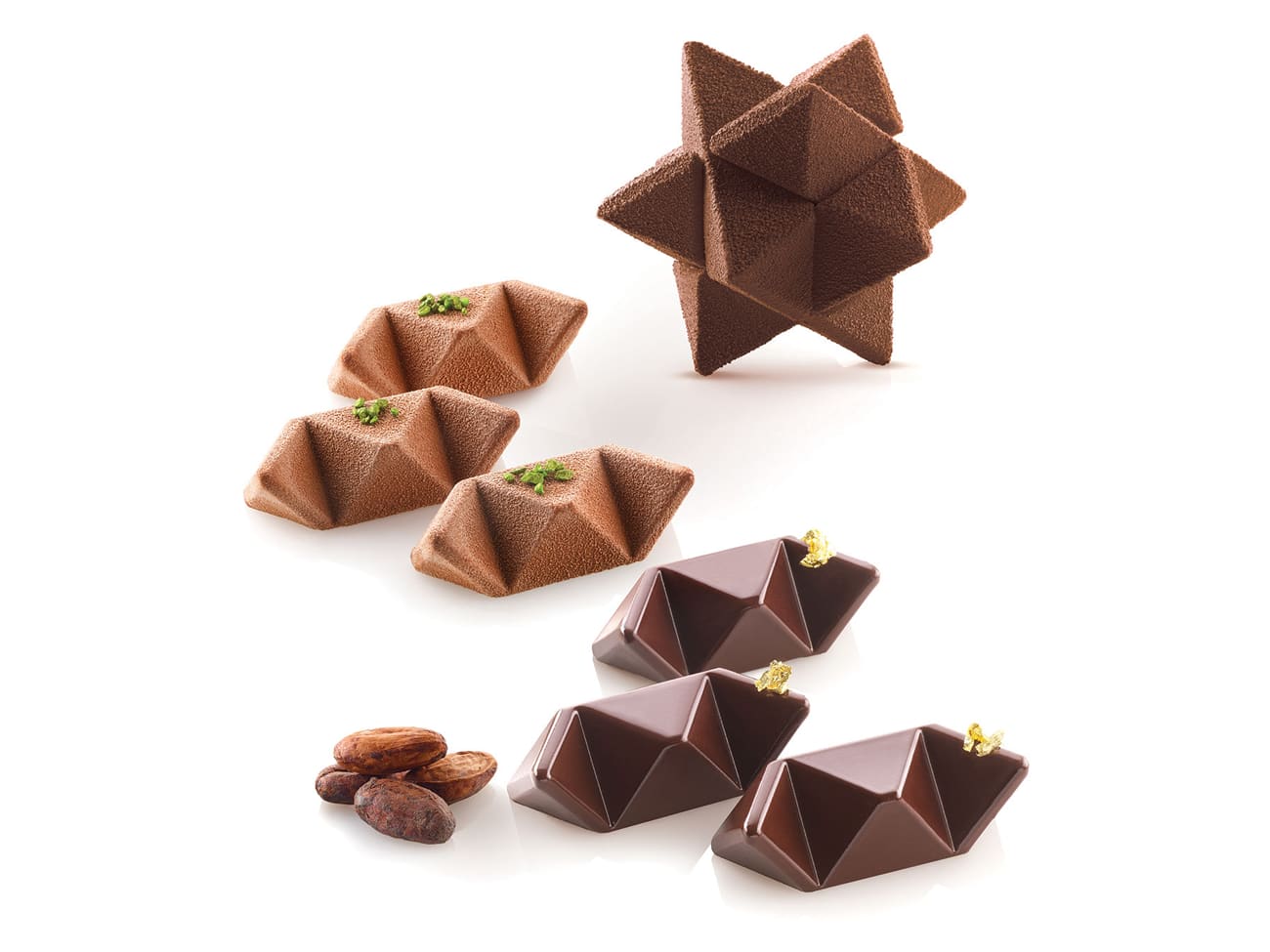 Moule silicone à chocolat Choco game SILIKOMART - Culinarion