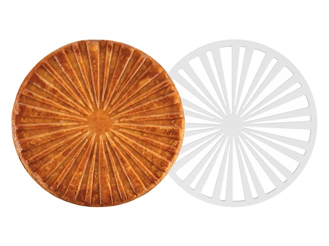 Pochoir à galette - rayons - Ø 27 cm - Silikomart
