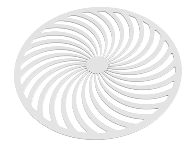 Pochoir à galette - spirales - Ø 27 cm - Silikomart