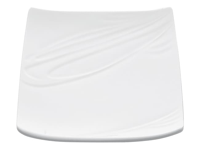 Assiette plate carrée FOOD'JI - 26 x 26 cm