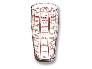 Verre doseur gradué - 1/2 litre