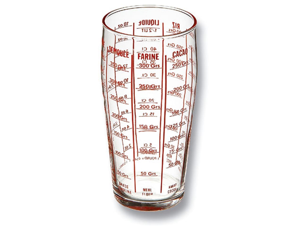 Verre doseur, verre, 500 ml  Lacto-fermentation chez Dille & Kamille