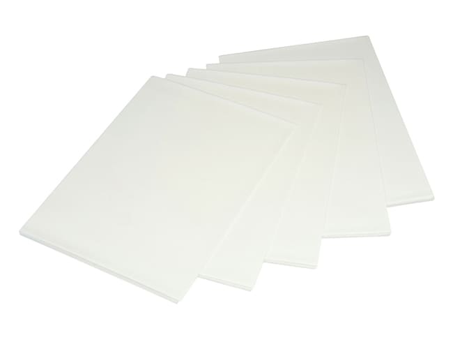 P320X230L FEUILLE AZYME 32X33 LISSE POUR NOUGAT 25PCES