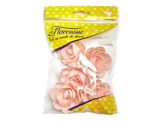 Grandes roses roses Bio (x 5)