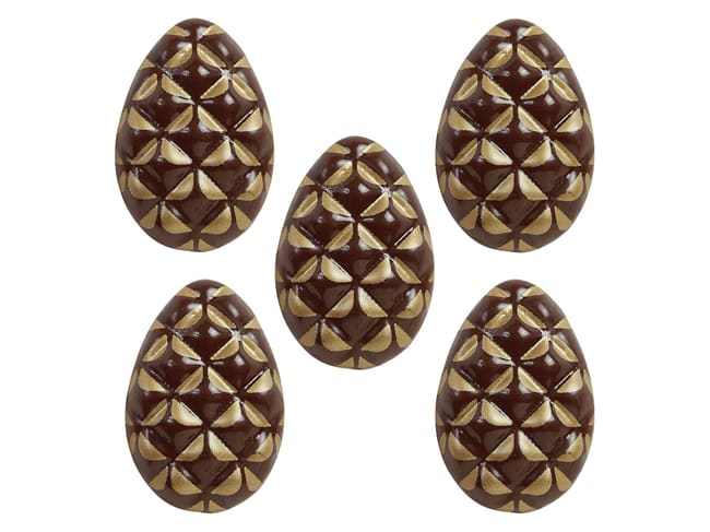 Moule thermoformé pré-imprimé - Pomme de pin - 2,6 x 3,7 cm DDM proche - Florensuc