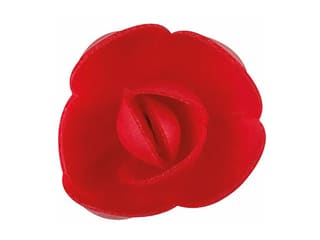 Roses rouges en azyme (x 72) - aromatisées fraise - Ø 3 cm - Florensuc