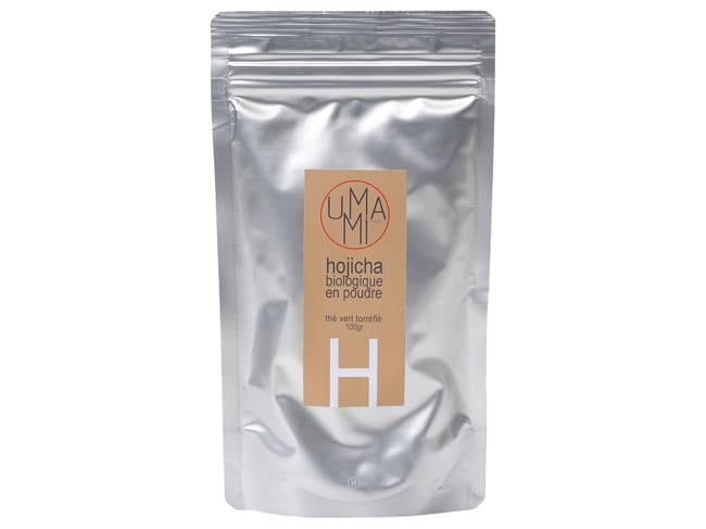 Poudre de thé vert Hojicha Bio - spécial pâtisserie - 100 g