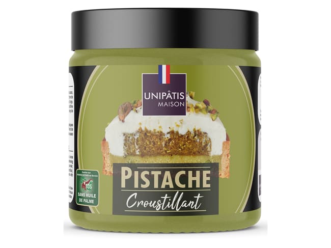 Fourrage croustillant - pistache - 250 g - Unipatis