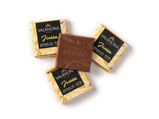 Carrés chocolat Jivara - Instant café par Valrhona - 40 napolitains - Valrhona