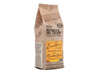 Chocolat blond Équateur avec maïs grillé