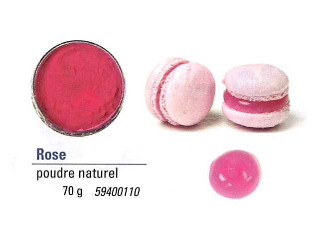 Colorant naturel rose en poudre - hydrosoluble - 70 g - Sosa