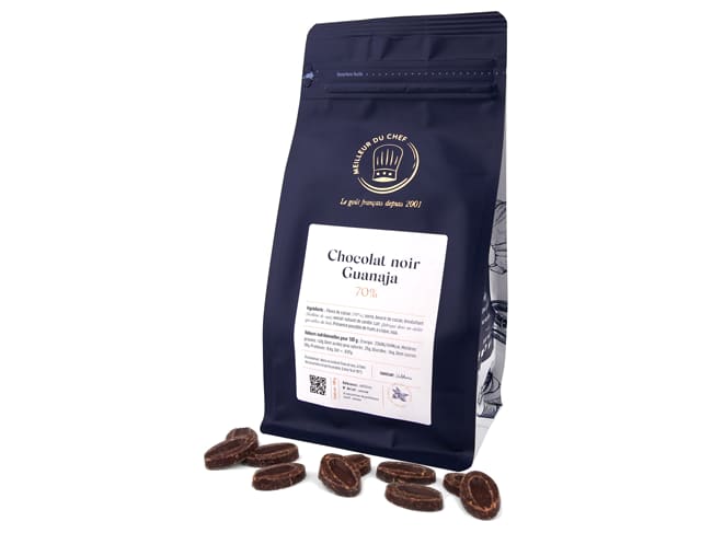 Chocolat noir Guanaja 70% - 500 g - Valrhona