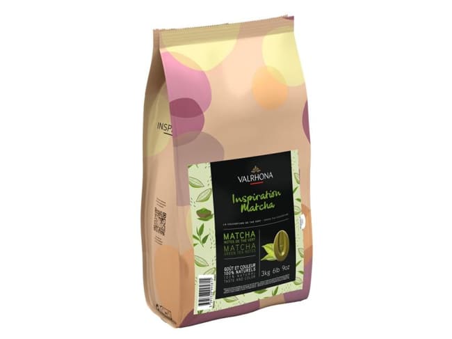 Inspiration chocolat matcha - 35% cacao - 3 kg - Valrhona