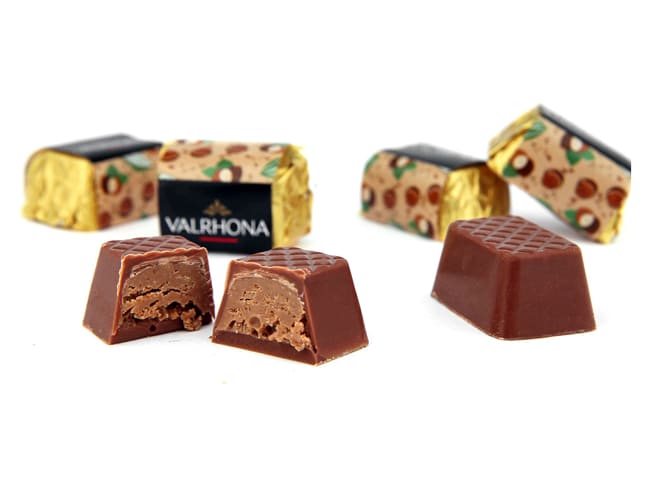 Lingots Gianduja - 15 pièces DDM proche - Valrhona