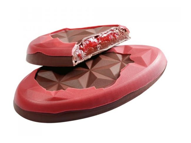 Moule thermoformé - Tablette de Pâques facette - Valrhona