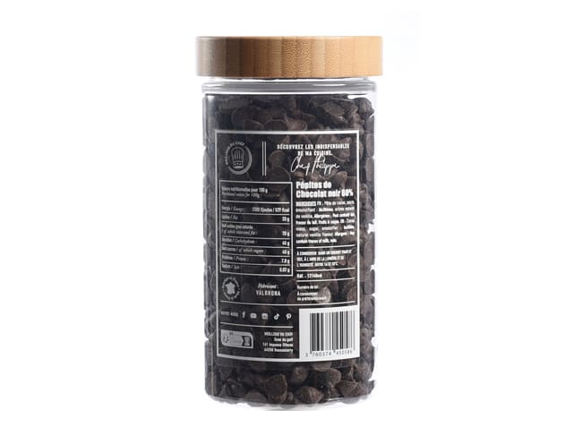 Pépites de chocolat noir 60% - 350 g - Valrhona