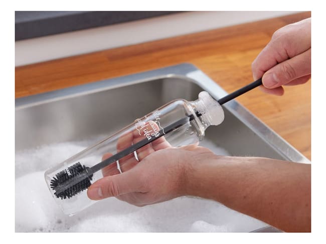 Brosse silicone - pour gourde et bouteille - Westmark
