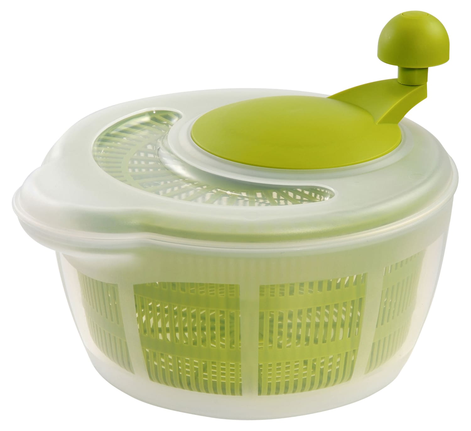 Essoreuse à Salade Manuelle - Bol Multifonction Avec Manivelle, Base Antidérapante - Pour 3-4 Personnes (rouge Clair) - 10