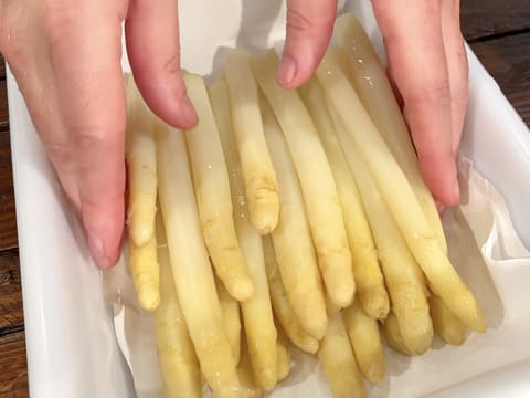 Asperges blanches, sauce Hollandaise - 15