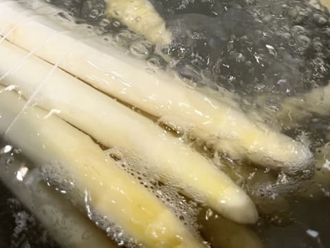 Asperges blanches, sauce Hollandaise - 9