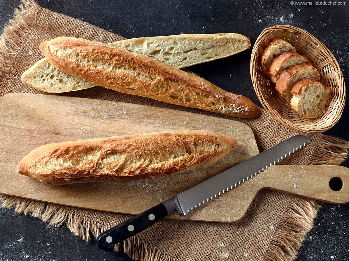 Baguette maison &amp;quot;Tradition&amp;quot; - Notre recette illustrée - Meilleur du Chef