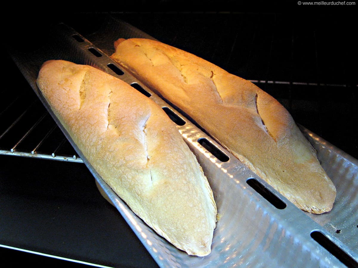 Baguette de pain - Notre recette avec photos - Meilleur du Chef