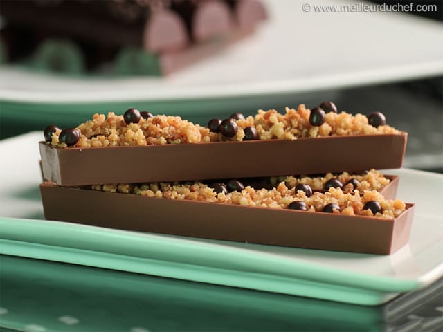 Barre crispi au chocolat au lait et miel