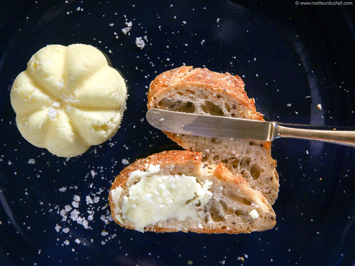 Beurre demi-sel - Notre recette avec photos - Meilleur du Chef