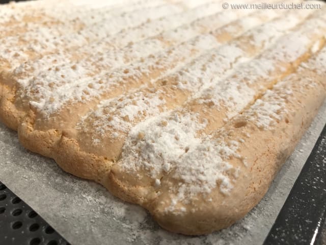 Boudoirs ( biscuits à la cuillère ) : Recette de Boudoirs ( biscuits à la  cuillère )