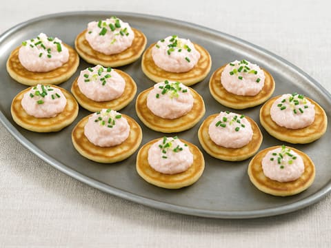 Blinis à la crème de tarama - 12