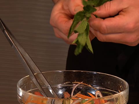 Bonite snackée, salade croquante au riz torréfié et Yuzu - 39