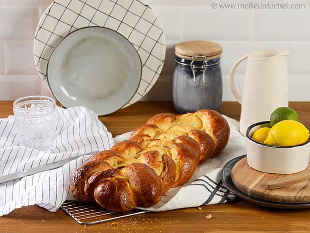 Pain Brioche Tresse La Recette Illustree Meilleur Du Chef