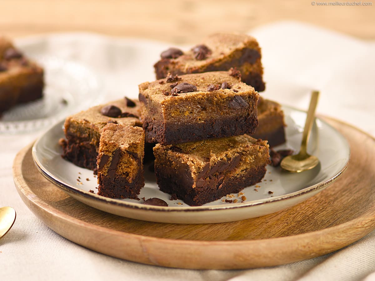 Recette de Brownie à la pâte à tartiner par Académie Du Goût