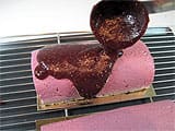 Bûche de Noël cassis/chocolat - 60