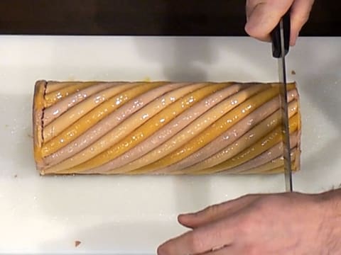 Bûche de Noël chocolat/caramel/passion/yuzu - 157