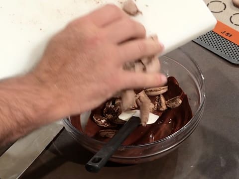 Bûche de Noël chocolat/praliné - 101