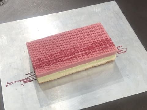 Bûche de Noël citron framboise - 107