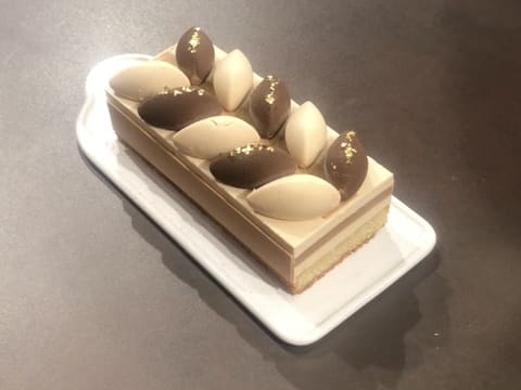 Bûche de Noël à la pêche et au thé - 157