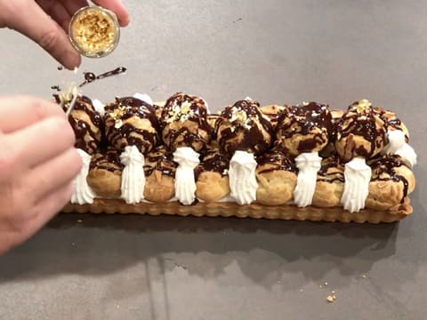 Bûche de Noël façon Profiteroles - 91